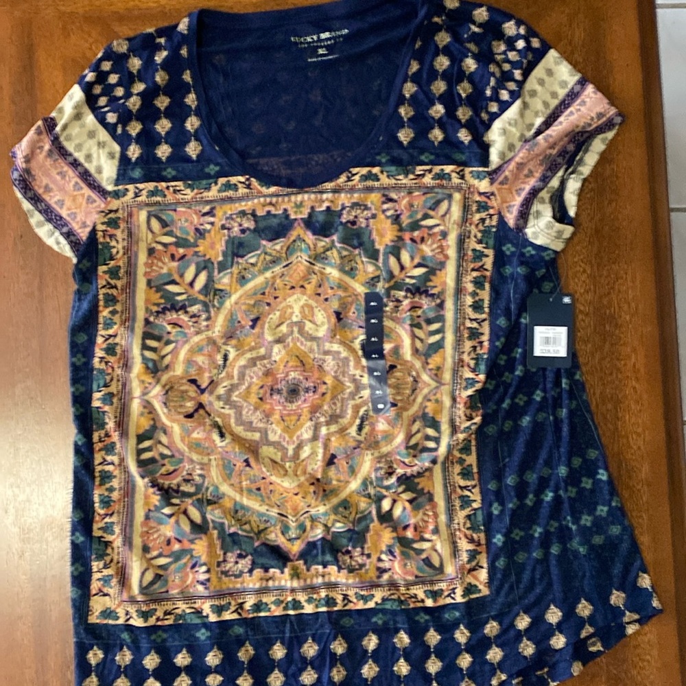 Lucky Brand womens top X-LARGE